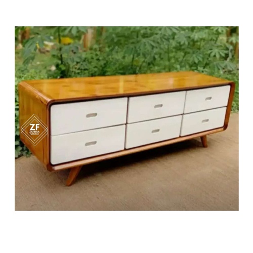 PROMO BUFET RETRO MINIMALIS BUFET TV KAYU JATI TERBARU MEJA TV KEKINIAN MURAH