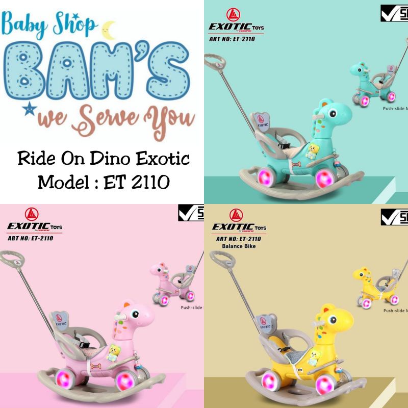 [TERBARU] [TERMURAH BAMS] KUDA JUNGKIT GOYANG DORONG EXOTIC 2106 2108 2110 SPEEDS M1001 M1003 M1004 