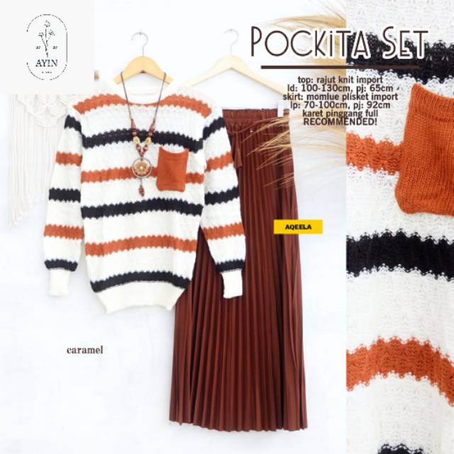 POCKITA SET setelan busana muslim modern
