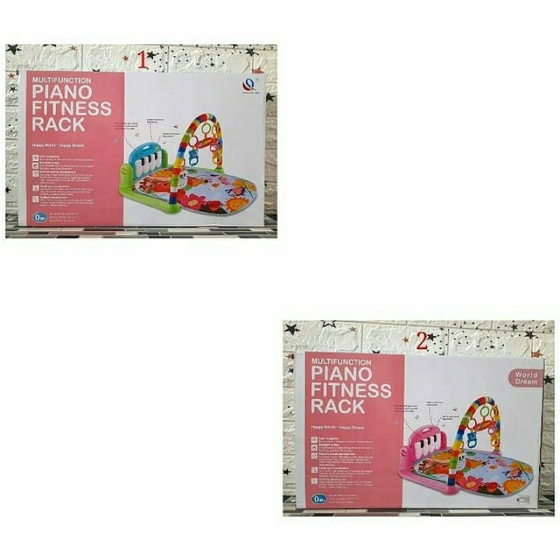 Mainan anak baby/bayi rattle/piano gym rack/musical playgym/piano fitnes rack/playmate