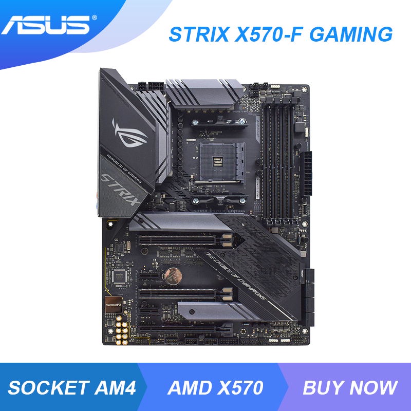 PREORDER ASUS ROG STRIX X570-F GAMING Mining Motherboard AM4 Motherboard Support Kit Ryzen 5 5600g A