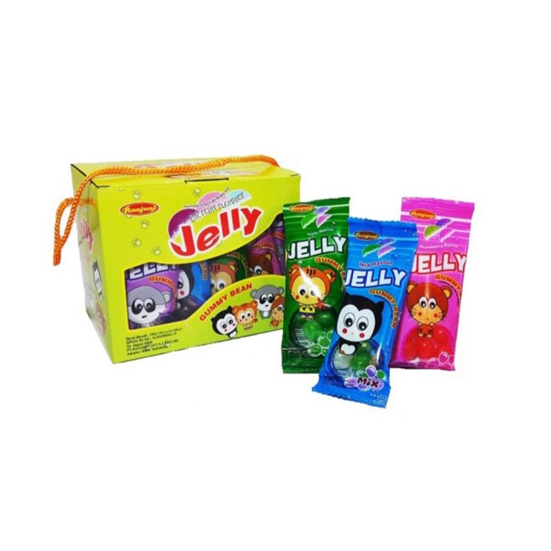 

Rinjani Jelly Gummy Bean 150Grm X 5Grm 1 Box Isi 30 Sachet