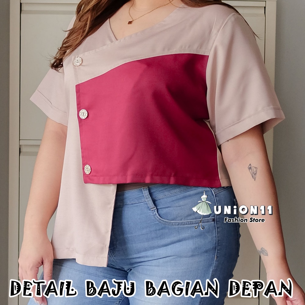 UNION11 - STELAN WANITA JUMBO / STELAN BIG SIZE XXXL WANITA / SETELAN JUMBO WANITA LD 120 SWAN