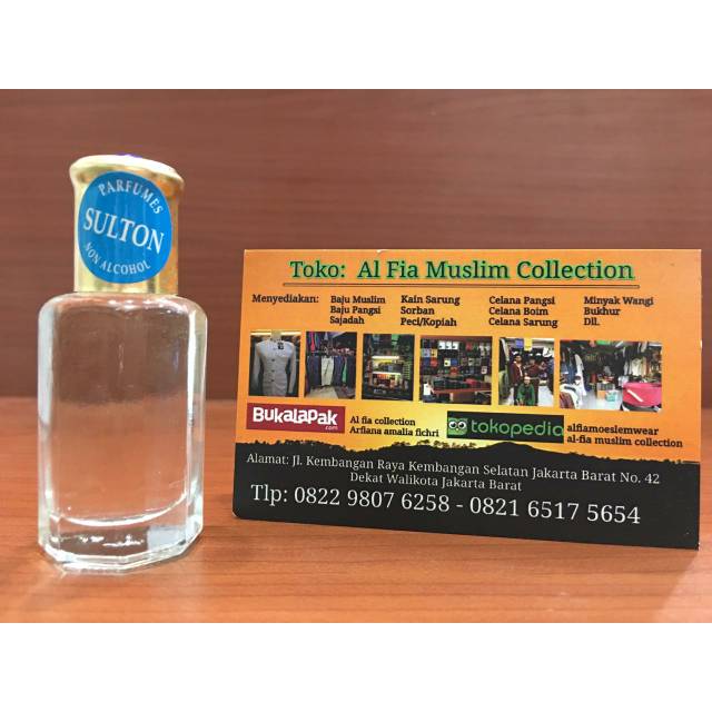 Minyak Wangi Sulthon 12 ML NON ALKOHOL