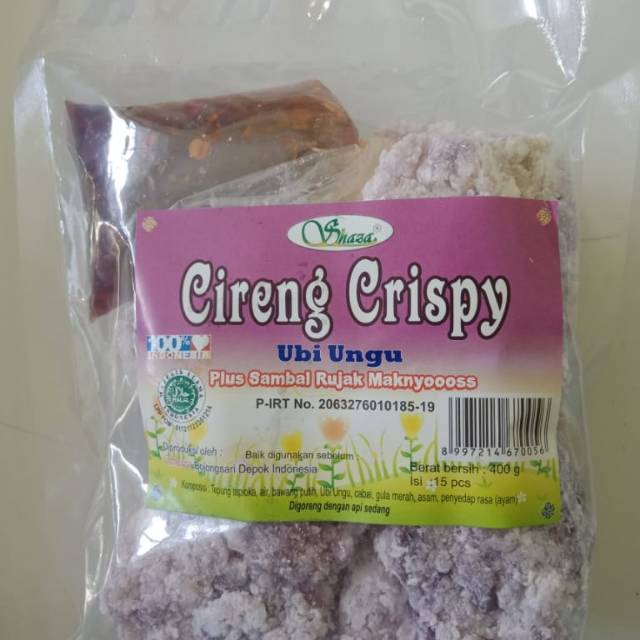 

Cireng shaza ubi ungu