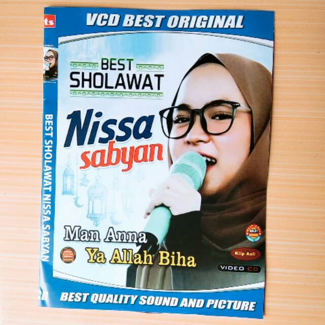 Kaset VCD Video Lagu Paling Laris Nissa Sabyan Man Ana