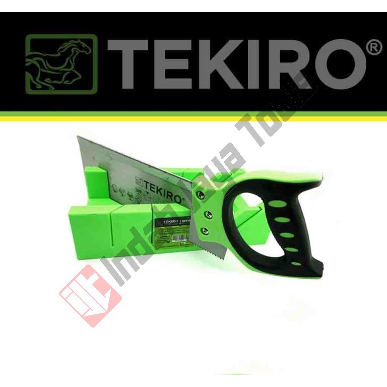 TEKIRO Gergaji Kayu Sudut Pigura - Back Saw Set Miter Box