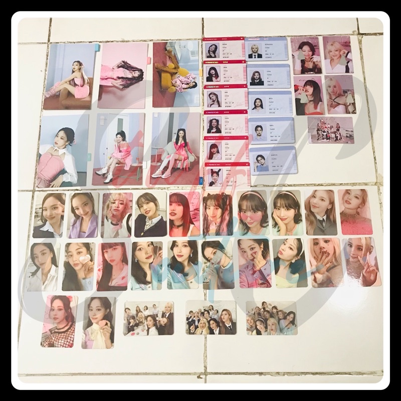 [CEK STOCK DESKRIPSI] TWICE PHOTOCARD FORMULA OF LOVE / TWICE ID CARD FORMULA OF LOVE