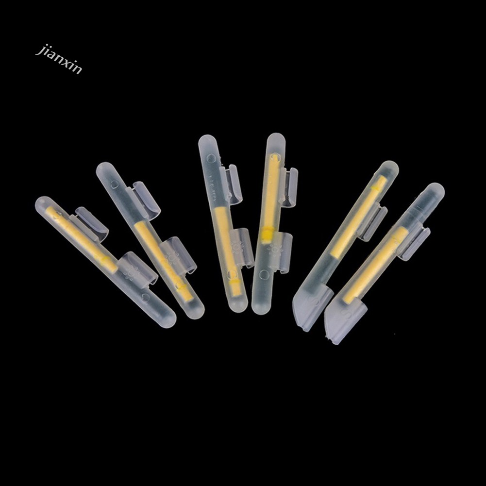 [Jianxin] 2pcs Stik Fluorescent Menyala Dalam Gelap Untuk Memancing