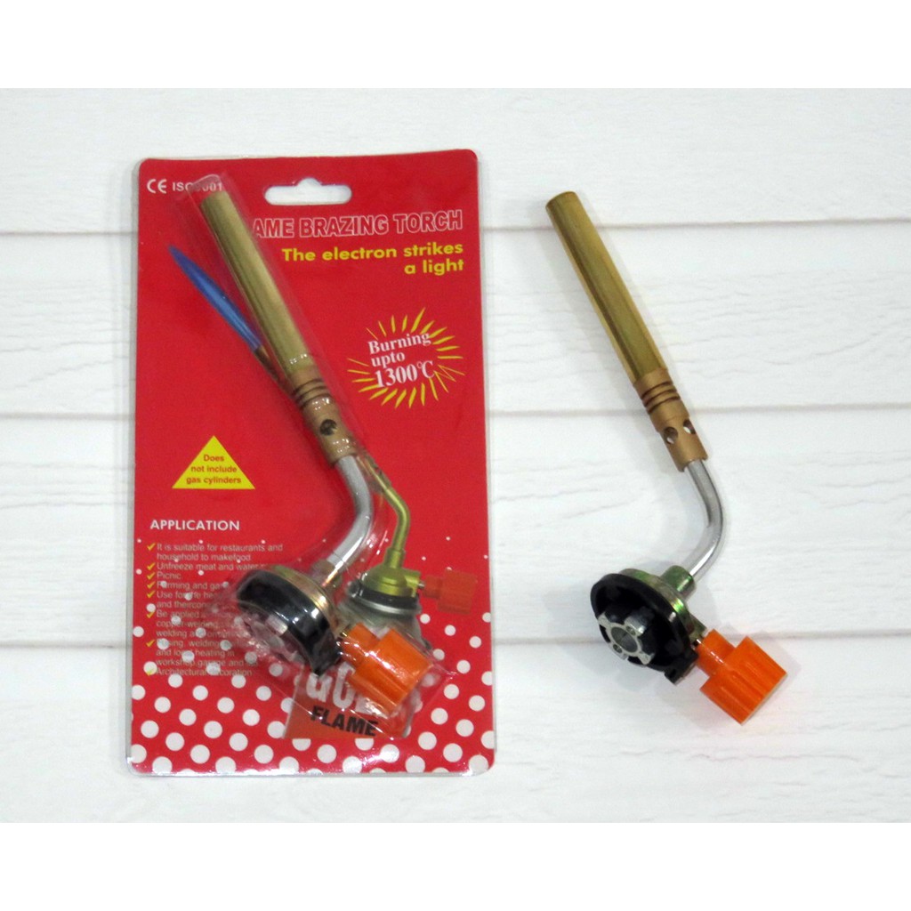 Gas Torch Dengan Kepala Gas Kuningan