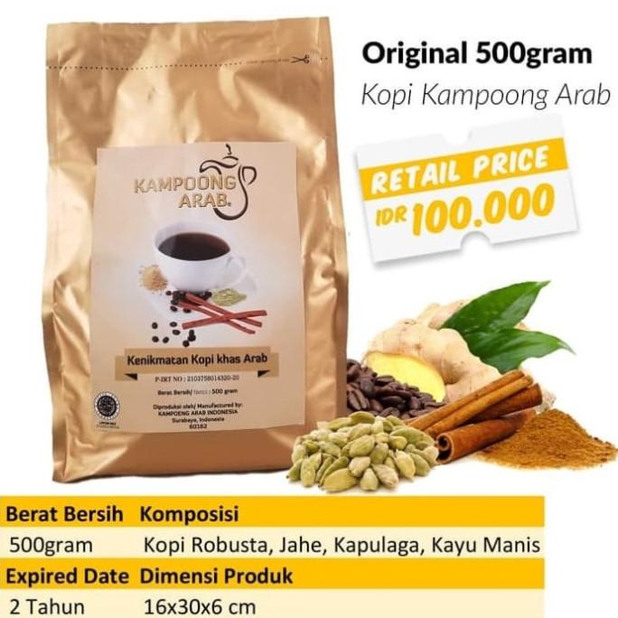 

Kopi Kampoeng Arab Kemasan 500Gr (Tanpa Gula) Kopinya Kopi Robusta Moomtaz
