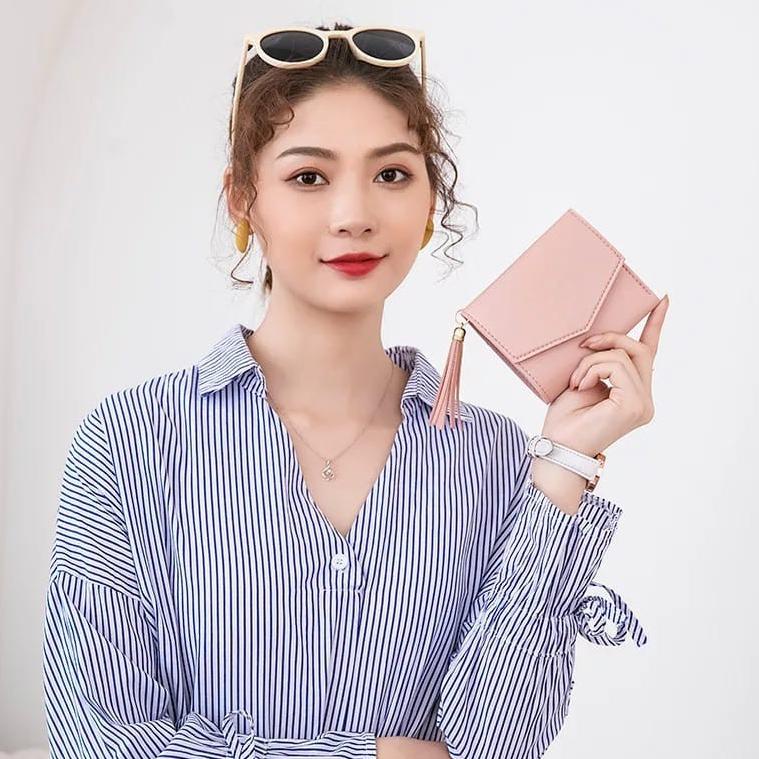 D4K6 Forever Youth Dompet Lipat Mini Dompet Wanita  Lipat Kecil - 8602