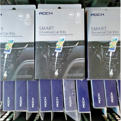 CAR CHARGER CASAN MOBIL ROCK ORIGINAL RESMI