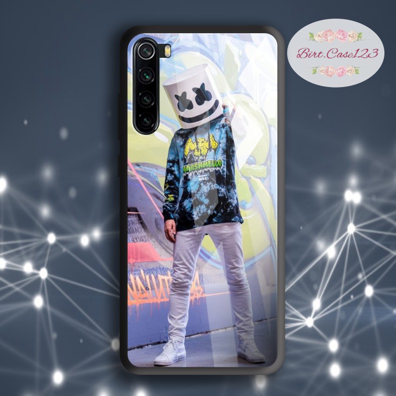 back case glass Marshmello Iphone 6 6g 6g+ 7 7g 7g+ 8 8+ Xr X Xs Xs Max Se 2020 11 Pro Max BC2786