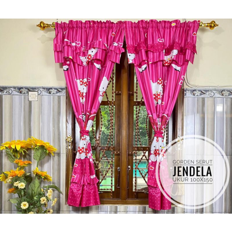 GORDEN SERUT TUMBAI PONI MOTIF TERBARU JENDELA PINTU RUMAH MINIMALIS MEWAH MURAH MODEL KARAKTER HORD