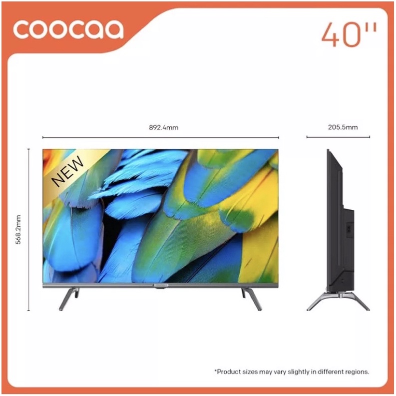 FREE BREKET!!!! COOCAA 40S7G LED TV 40 INCH -ANDROID 11 -DIGITAL TV