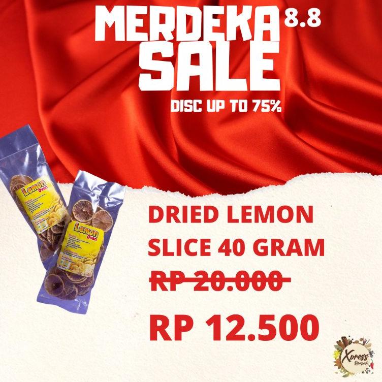 

{H-AHY) {♥) J'LEMONOFFICIAL - DRIED LEMON SLICE - Lemon Oven - 40gr {pasti dikirim)