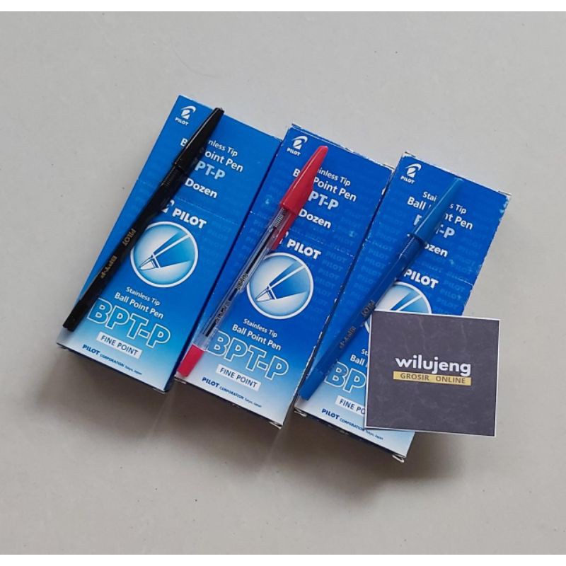 

Pulpen Pilot BPT-P Hitam / Biru / Merah (pcs) (13gr)