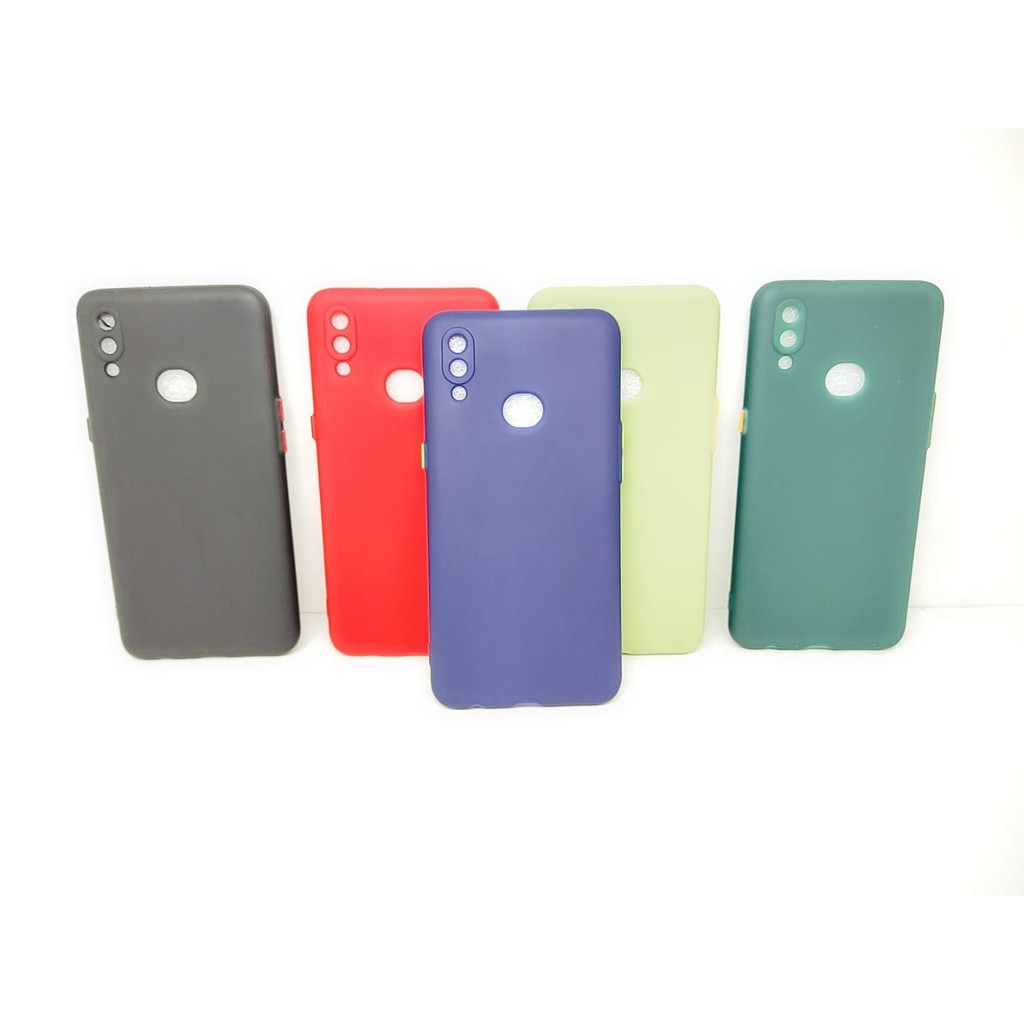 SMPC TPU Candy Samsung A10S A107F 6.2 inch SoftCase Macaron Protection Camera Tombol Warna