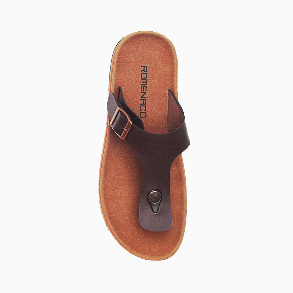 Sandal Kasual Pria Romenaco CSN01 Brown | Black Size 38 - 43