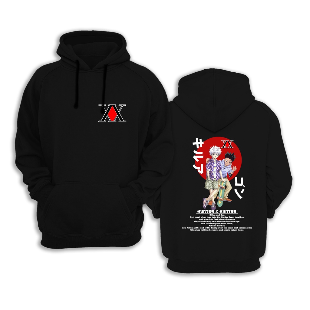 HOODIE ANIME SERIES KILLUA GON HUNTER X HUNTER / SWEATER TERBARU ANIME TRENDY