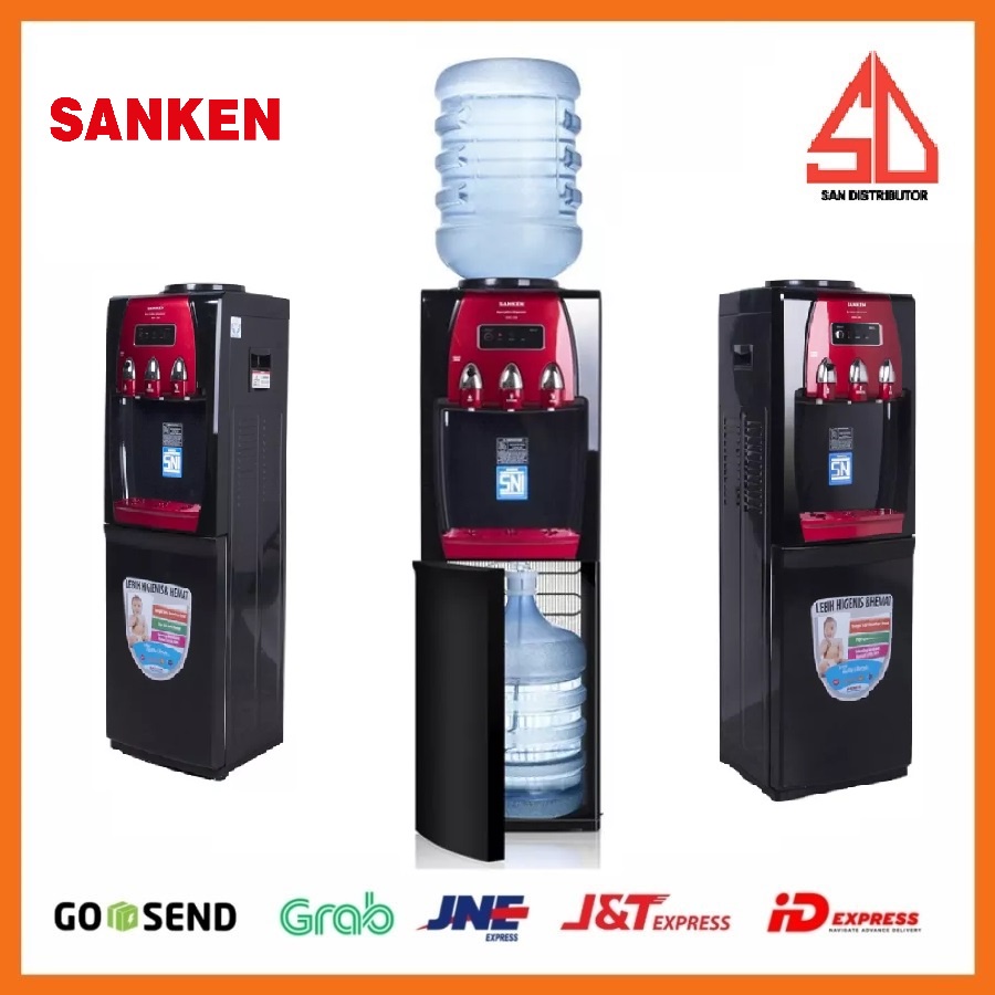 SANKEN Water Dispenser 2 galon Duo Gallon HWD-Z73IC ORI