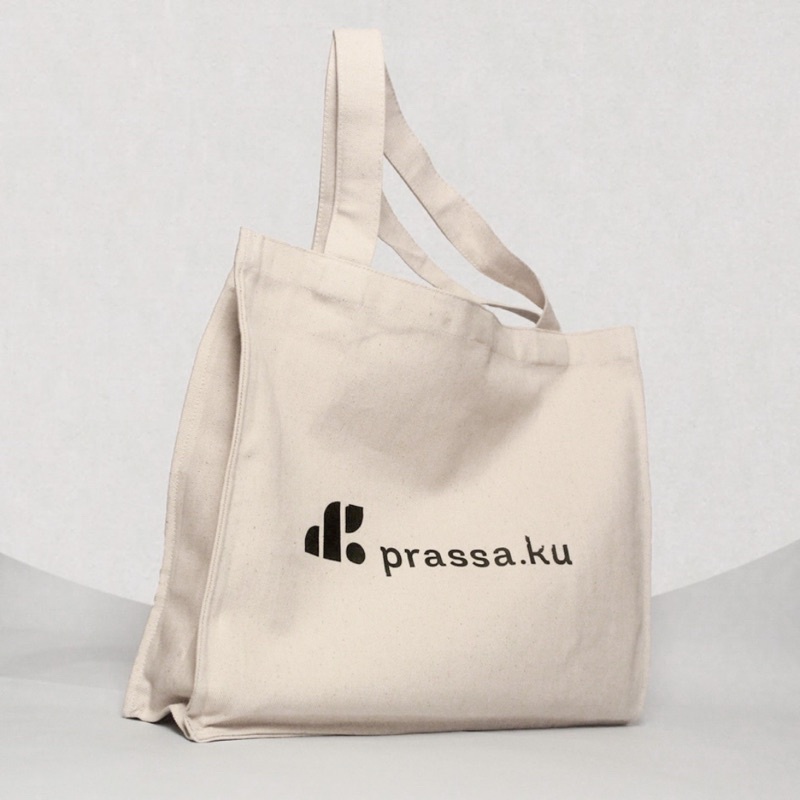 Prassa.ku | Lizio Bag - Tas Tote | Totebag Kanvas Sablon