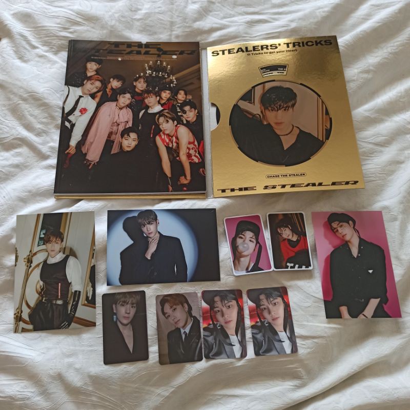 (Pt1) The Boyz Stealer Chase Trick Album PC Postcard Lenti Ticket Hyunjae Q Sangyeon Jacob Haknyeon