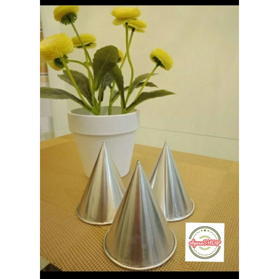 cetakan tumpeng mini, loyang tumpeng 8,10,12 cm