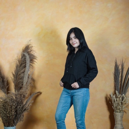 HOODIE BASIC POLOS / HOODIE UNISEX ( PRIA &amp; WANITA / BAHAN TEBAL / M-XXL