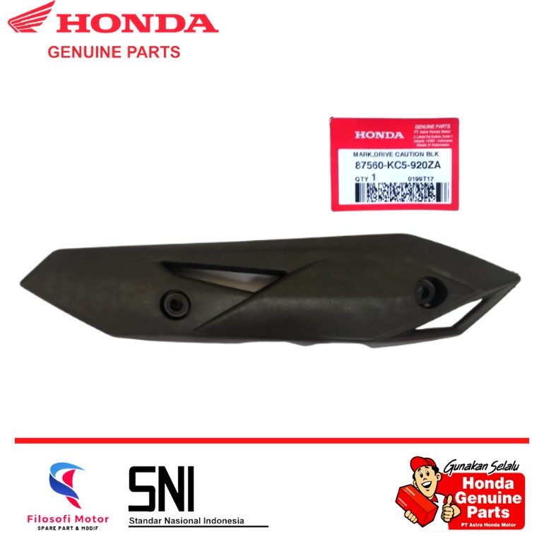 Pelindung Cover Tutup Tameng knalpot beat fi 2020 honda standart original promo discount