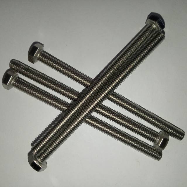 Baut hex M6 X 90 (9cm) stainless 304 THE A2-70