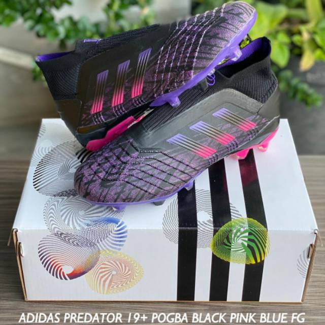 Adidas Predator 19+ Pogba Black Pink Blue FG