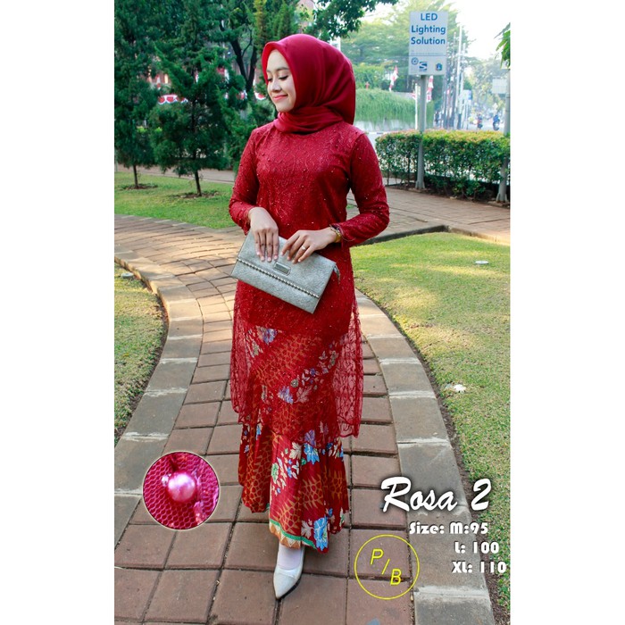 pakaian wanita kebaya tunik rosa 2 new