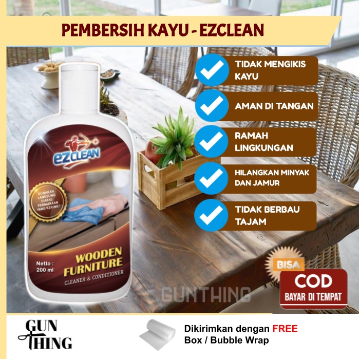 EZClean Pembersih KAYU 200ml / Furniture Kayu Serbaguna / Wood Cleaner