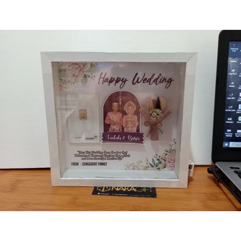 Kado unik || Frame Logam Mulia