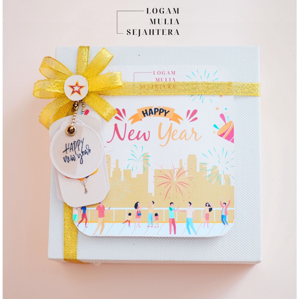 

GIFT BOX NEW YEAR/POP UP BOX NEW YEAR/BOX HADIAH TAHUN BARU