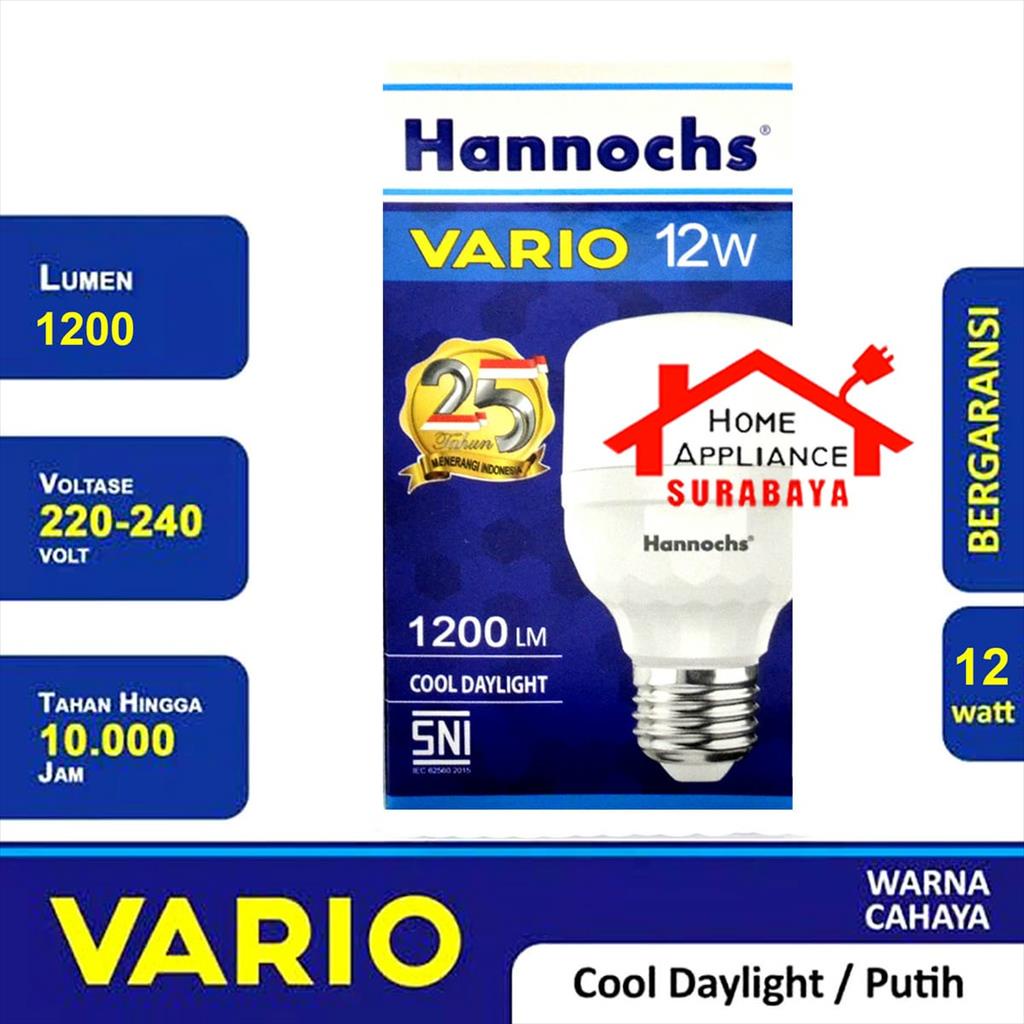 Lampu Kapsul - Capsule Bohlam LED Hannochs VARIO 12W 12 Watt 6500K Cahaya Putih