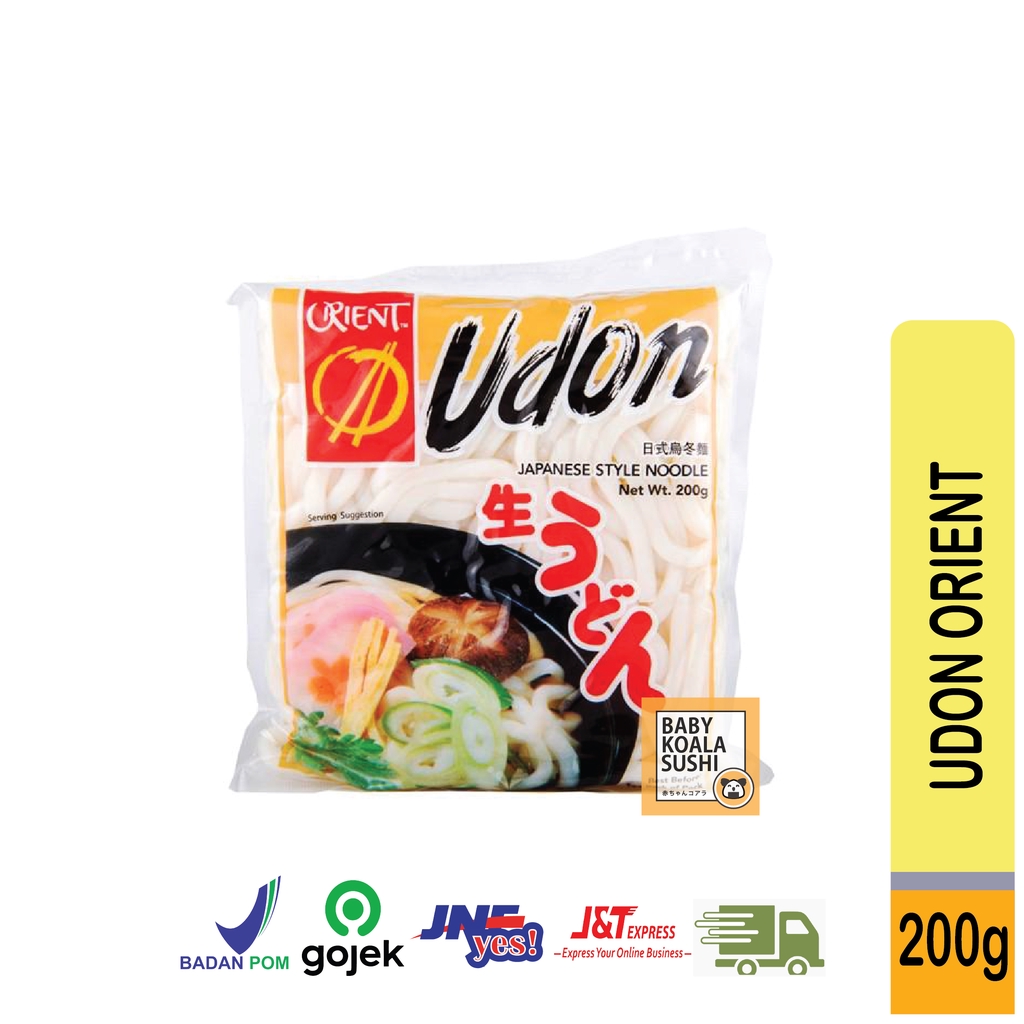 ORIENT Mie Udon Basah Plain 200 g Halal │ Import | Shopee Indonesia