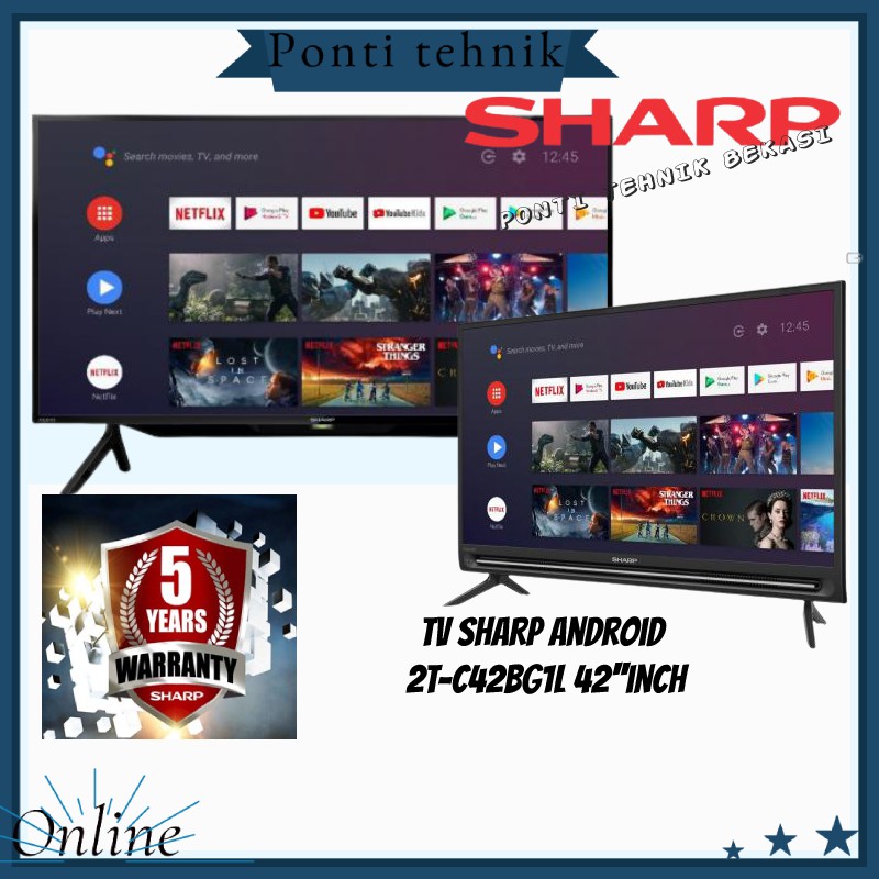 SMART TV SHARP ANDROID 2T-C42BG1L 42''INCH
