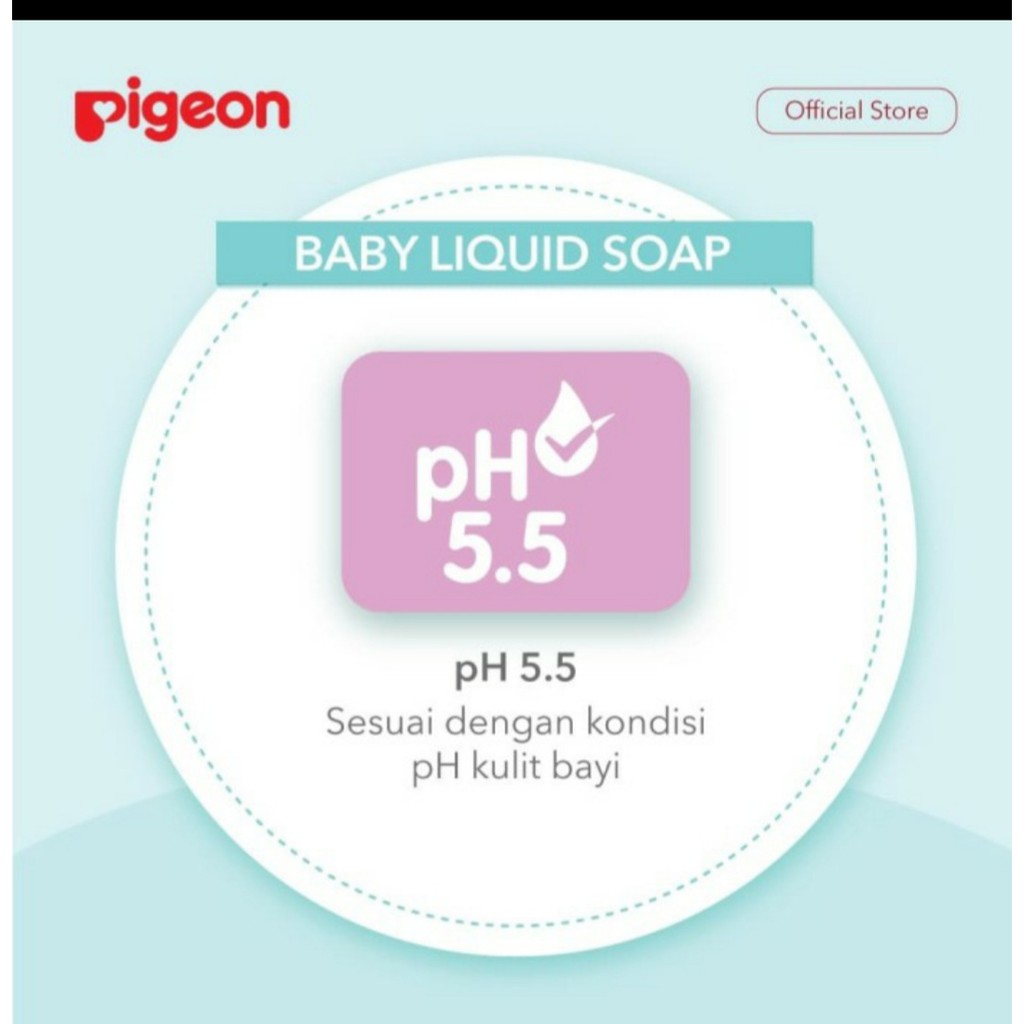 Pigeon Baby Liquid Soap Pump 400ml Refill 300ml  / Sabun Bayi Cair Newborn Bayi Batu Lahir Kulit Sensitif