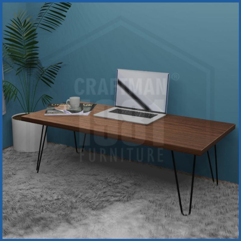 Meja Kerja Lesehan // Meja Belajar // Meja Kamar // Meja Tamu - 80x40 Minimalis Murah