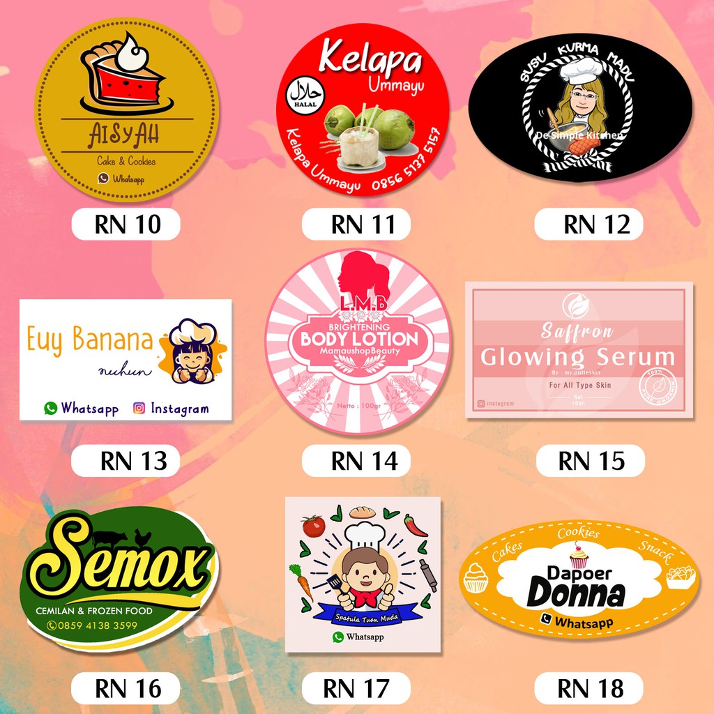 

CETAK STIKER CUSTOM MURAH VINYL/ BONTAK/ TRANSPARAN