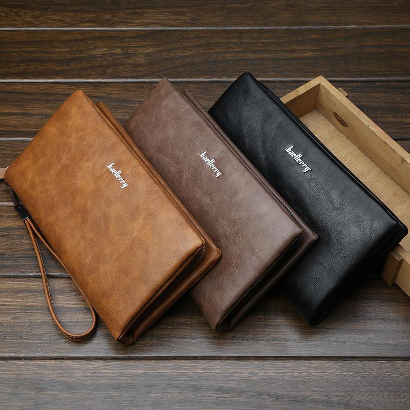 Dompet Panjang Tebal Kulit Pria Wanita Leather Wallet Baellerry S2210