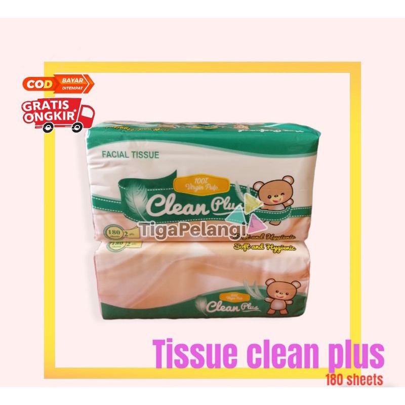 Tissue clean plus 180 sheets