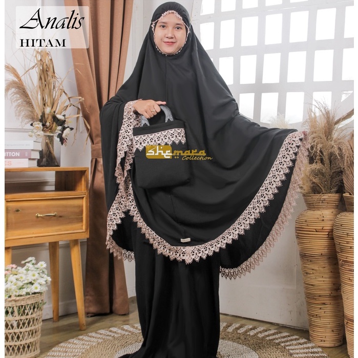 Mukena Dewasa Katun Premium Renda Mewah by SheMara - AnalisSeries