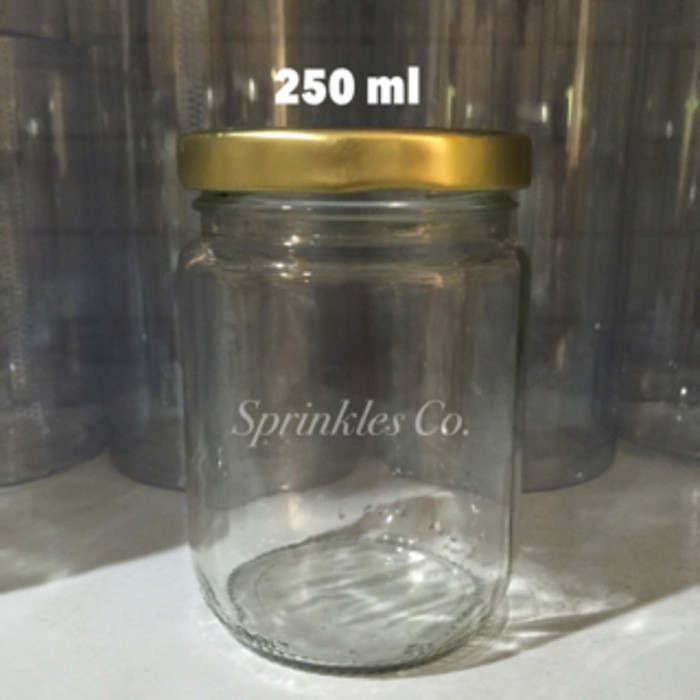 Jar Kaca / Botol Kaca / Glass Jar / Toples 250 ML