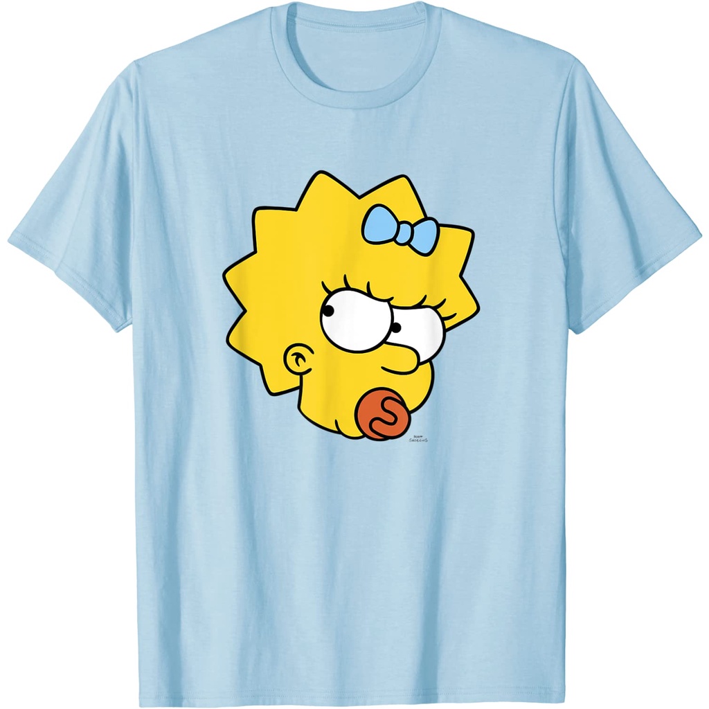 BAJU DEWASA The Simpsons Maggie Simpson Angry Big Face T-Shirt