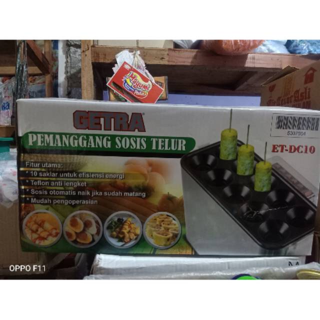 

Pemanggang sosis telor GETRA (cashback 50rb)