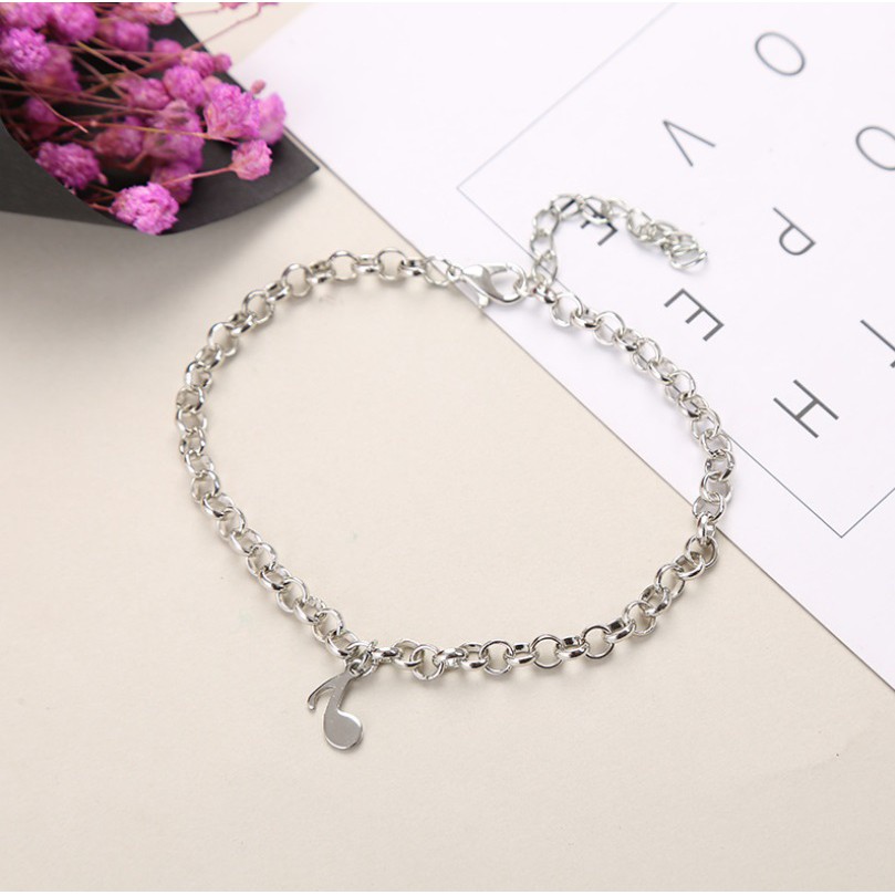 Kalung Gelang Kaki Wanita Stainless Korea Fashion Fesyen Aksesoris Perhiasan Cewe  Women Anklet